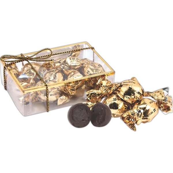 Twist Wrapped Truffle Clear-View Gift Box