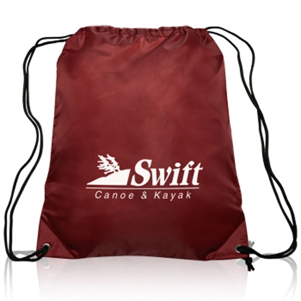 Classic Polyester Drawstring Backpacks - Classic Polyester Drawstring Backpacks - Image 12 of 30
