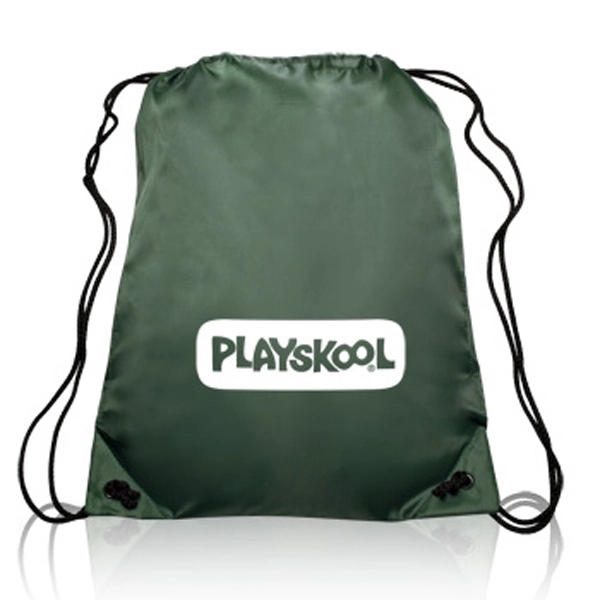 Classic Polyester Drawstring Backpacks - Classic Polyester Drawstring Backpacks - Image 10 of 30