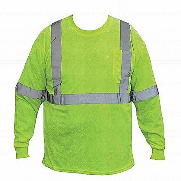 Forester® Hi-vis Long Sleeve ANSI Pocket T-Shirt - Forester® Hi-vis Long Sleeve ANSI Pocket T-Shirt - Image 0 of 0