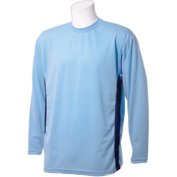 Dry Fit Long Sleeve Shirt with Side Inserts - Dry Fit Long Sleeve Shirt with Side Inserts - Image 0 of 1