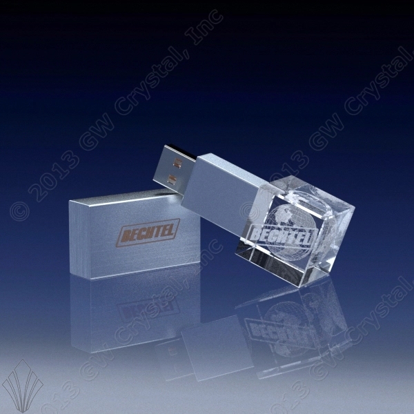 Cube Crystal Flash Drive - 16GB - Cube Crystal Flash Drive - 16GB - Image 0 of 0
