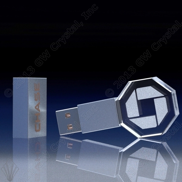 Octagon Crystal Flash Drive - 4GB - Octagon Crystal Flash Drive - 4GB - Image 0 of 0