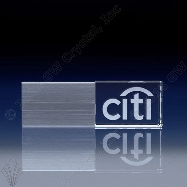 Rectangular Crystal Flash Drive - 4GB - Rectangular Crystal Flash Drive - 4GB - Image 0 of 0