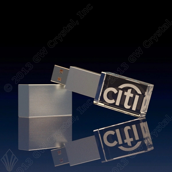 Rectangular Crystal Flash Drive - 16GB - Rectangular Crystal Flash Drive - 16GB - Image 0 of 0
