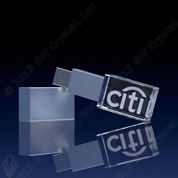 Rectangular Crystal Flash Drive - 8GB - Rectangular Crystal Flash Drive - 8GB - Image 0 of 0