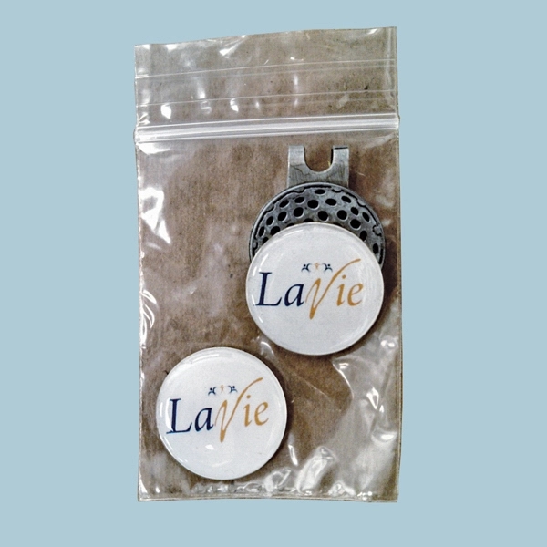 Golf Hat Clip and 2 Metal Dome Markers - Golf Hat Clip and 2 Metal Dome Markers - Image 0 of 0