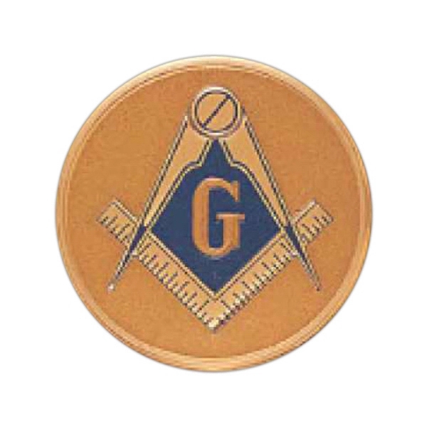 Masonic Brass Medallion - Masonic Brass Medallion - Image 0 of 0