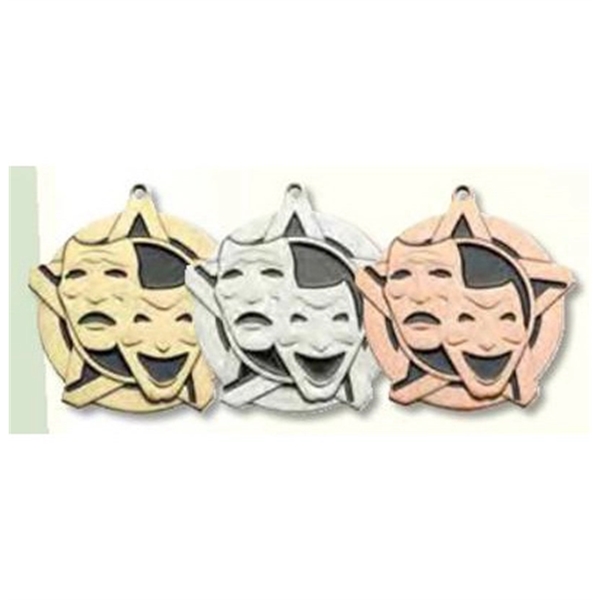 400 Series Superstar Medals, 2 1/4" - 400 Series Superstar Medals, 2 1/4" - Image 15 of 18
