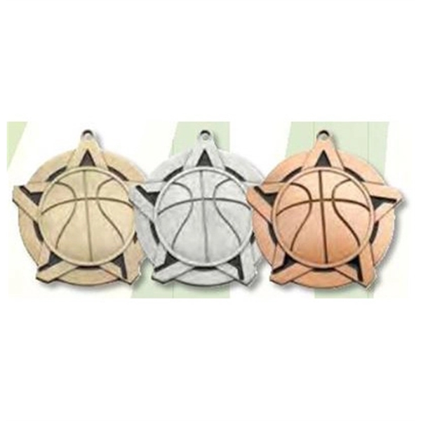400 Series Superstar Medals, 2 1/4" - 400 Series Superstar Medals, 2 1/4" - Image 14 of 18