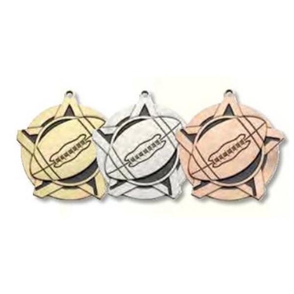 400 Series Superstar Medals, 2 1/4" - 400 Series Superstar Medals, 2 1/4" - Image 13 of 18