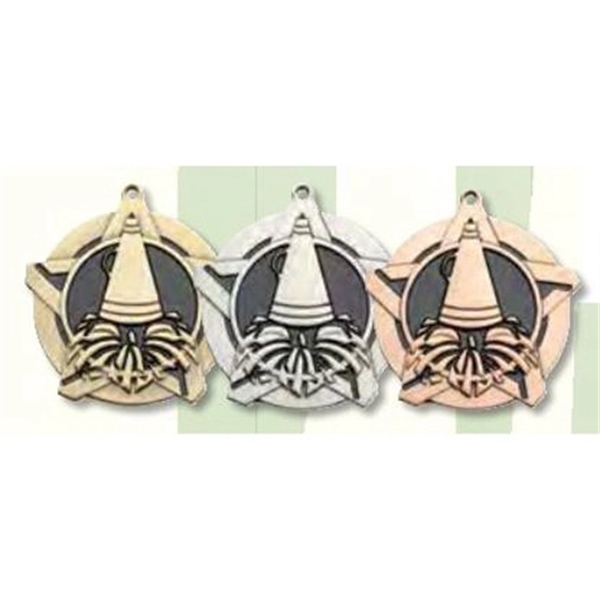 400 Series Superstar Medals, 2 1/4" - 400 Series Superstar Medals, 2 1/4" - Image 12 of 18