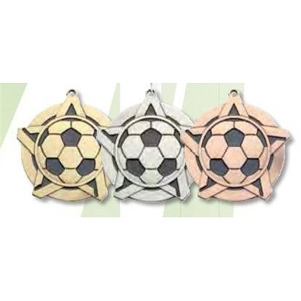 400 Series Superstar Medals, 2 1/4" - 400 Series Superstar Medals, 2 1/4" - Image 4 of 18