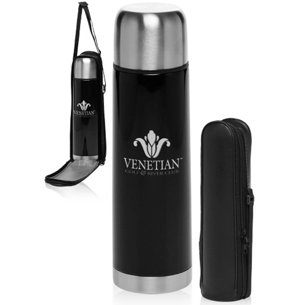 17 oz Black Vacuum Flask - 17 oz Black Vacuum Flask - Image 0 of 0