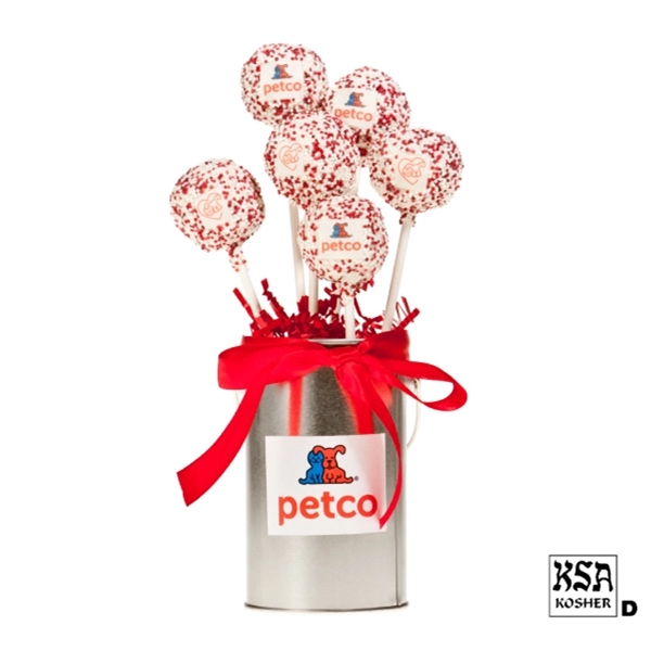 6 Piece Logo Cake Pop Bouquet BNoticed Put a Logo on It