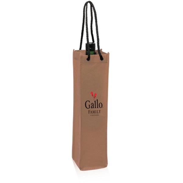 Non-Woven Single Wine Bottle Bags - Non-Woven Single Wine Bottle Bags - Image 1 of 8