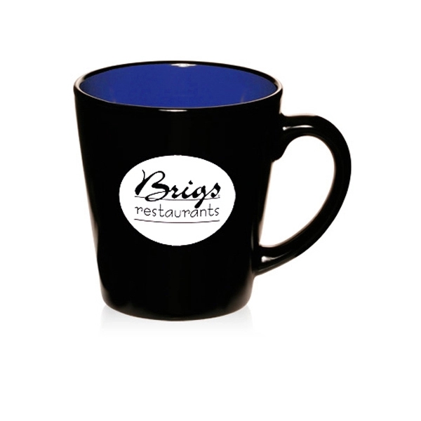 12 oz. Two Tone Latte Mug - 12 oz. Two Tone Latte Mug - Image 2 of 12
