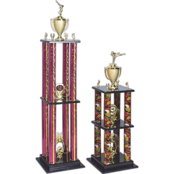 Four Column 3-Tier Trophy - Four Column 3-Tier Trophy - Image 0 of 0