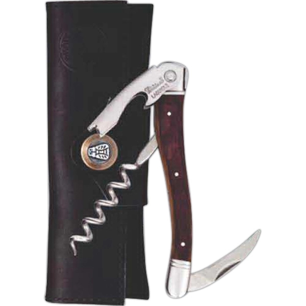Chateau Laguiole® Waiter's Corkscrew - Oak Barrel Handle - Chateau Laguiole® Waiter's Corkscrew - Oak Barrel Handle - Image 0 of 1