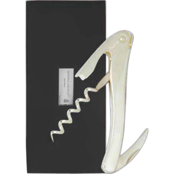 Chateau Laguiole® Waiter's Corkscrew - Silver Plated - Chateau Laguiole® Waiter's Corkscrew - Silver Plated - Image 0 of 1