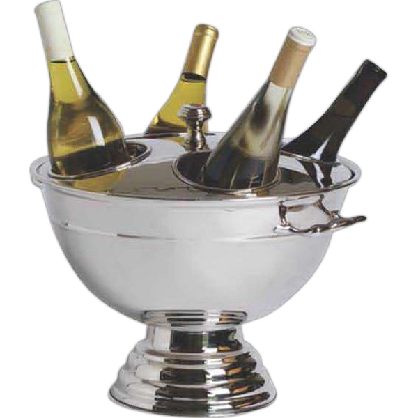 Festive Four-Bottle Cooler With Lid - Heavy Duty - Festive Four-Bottle Cooler With Lid - Heavy Duty - Image 0 of 1