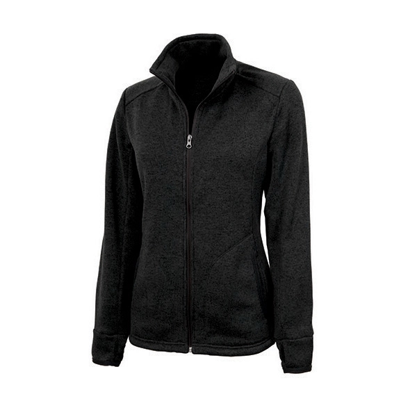 Women's Heathered Fleece Jacket - Women's Heathered Fleece Jacket - Image 5 of 9