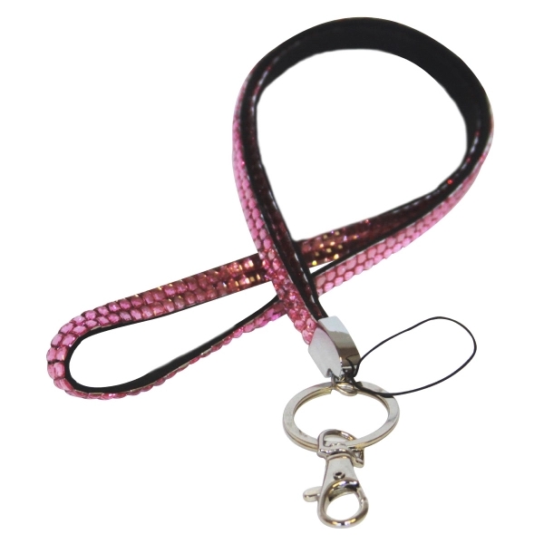 Rhinestone Bling Lanyards 1/2" (10mm) - Rhinestone Bling Lanyards 1/2" (10mm) - Image 0 of 0