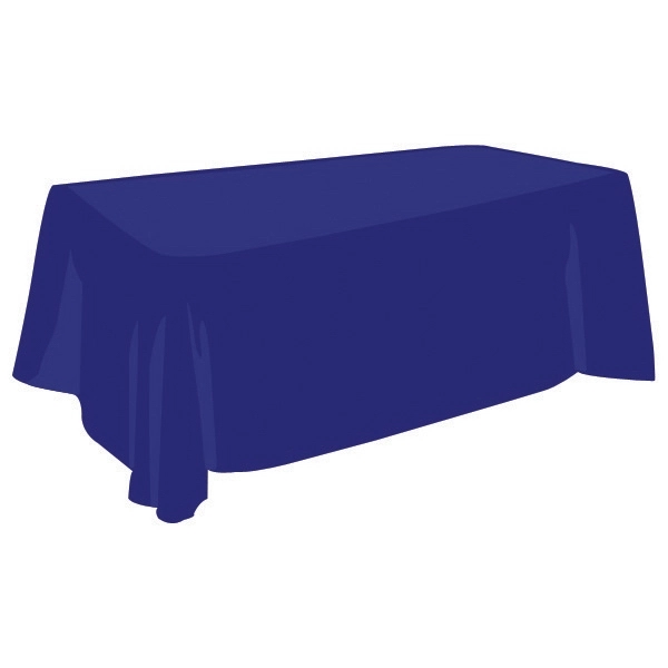 8 Ft. Blank Tablecloth Throw-Style - 8 Ft. Blank Tablecloth Throw-Style - Image 6 of 11