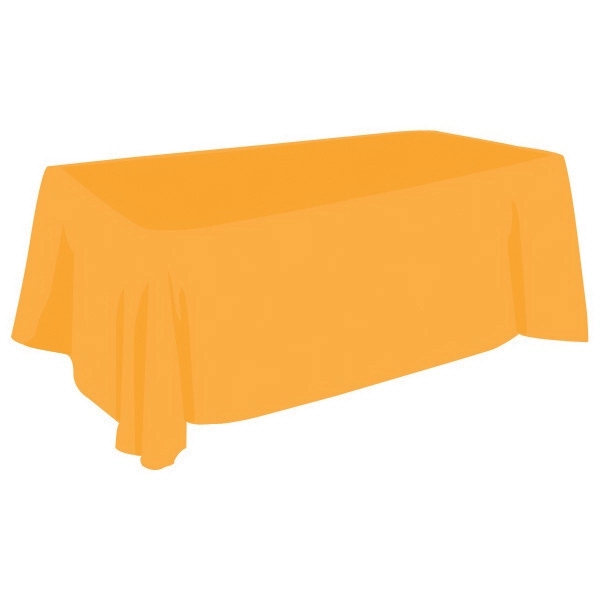 8 Ft. Blank Tablecloth Throw-Style - 8 Ft. Blank Tablecloth Throw-Style - Image 5 of 11