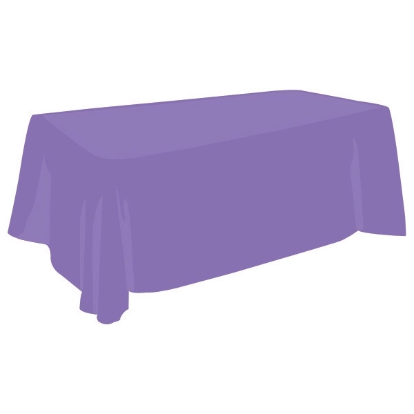 8 Ft. Blank Tablecloth Throw-Style - 8 Ft. Blank Tablecloth Throw-Style - Image 4 of 11