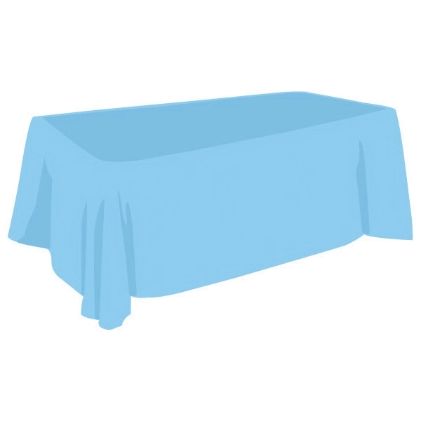 8 Ft. Blank Tablecloth Throw-Style - 8 Ft. Blank Tablecloth Throw-Style - Image 2 of 11