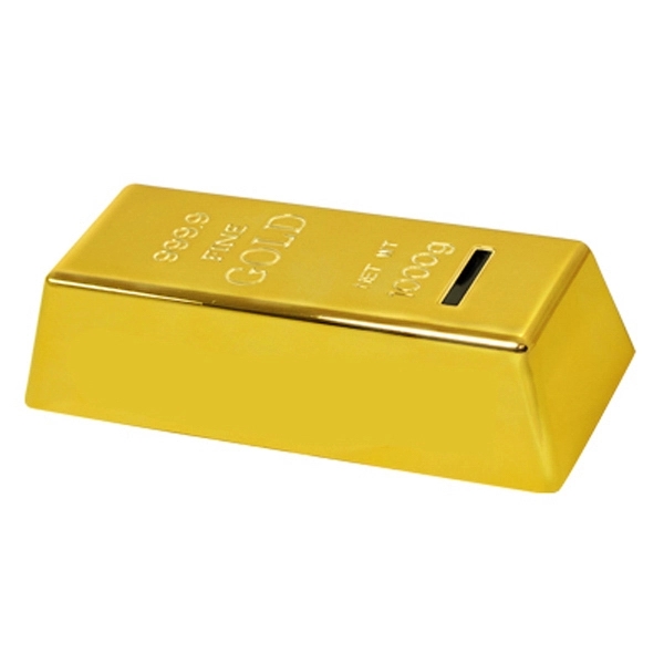 Gold Bar Coin Bank Paper Paperweight - Gold Bar Coin Bank Paper Paperweight - Image 0 of 0