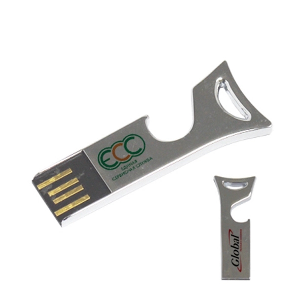 Mini Metal Bottle Opener / USB Flash Drive - Mini Metal Bottle Opener / USB Flash Drive - Image 0 of 0