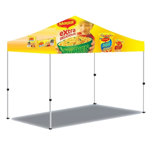 Custom Printed Pop Up Outdoor Event Tent-Full - Custom Printed Pop Up Outdoor Event Tent-Full - Image 1 of 11