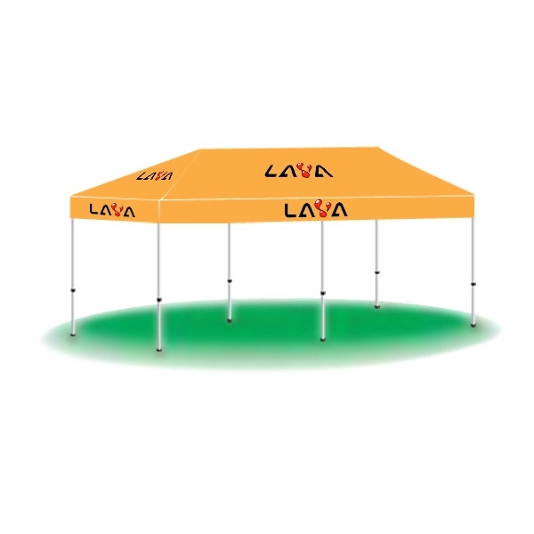 10' x 20' Custom Printed Tent Canopy-2 Color - 10' x 20' Custom Printed Tent Canopy-2 Color - Image 5 of 11