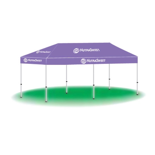 10' x 20' Custom Printed Popup Tent-1 Color - 10' x 20' Custom Printed Popup Tent-1 Color - Image 3 of 11