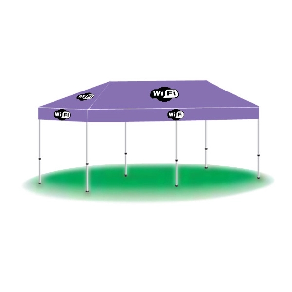 10' x 20' Custom Printed Tent Canopy-2 Color - 10' x 20' Custom Printed Tent Canopy-2 Color - Image 4 of 11