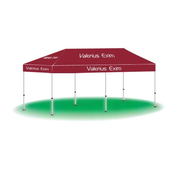 10' x 20' Custom Printed Popup Tent-1 Color - 10' x 20' Custom Printed Popup Tent-1 Color - Image 2 of 11