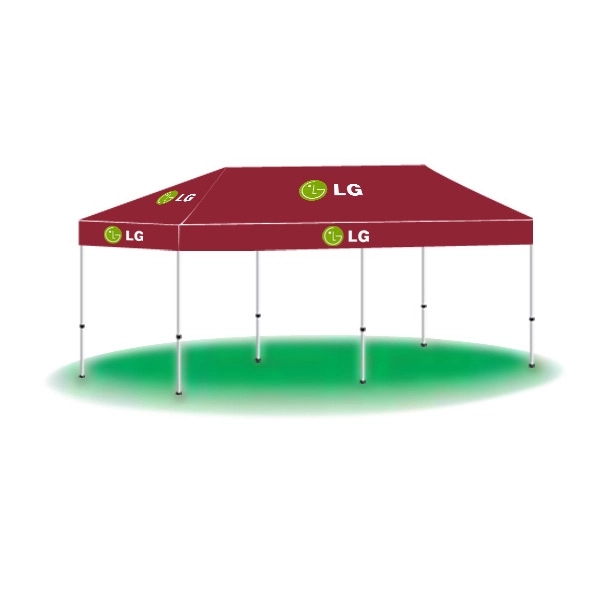 10' x 20' Custom Printed Tent Canopy-2 Color - 10' x 20' Custom Printed Tent Canopy-2 Color - Image 3 of 11