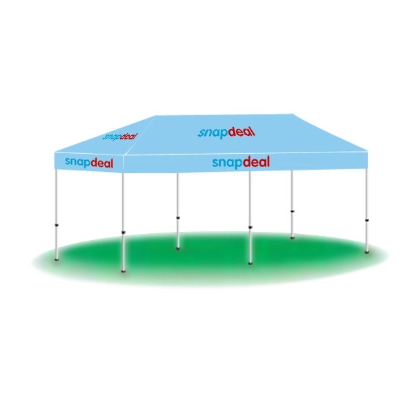 10' x 20' Custom Printed Tent Canopy-2 Color - 10' x 20' Custom Printed Tent Canopy-2 Color - Image 2 of 11