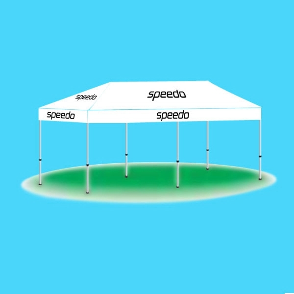 10' x 20' Custom Printed Popup Tent-1 Color - 10' x 20' Custom Printed Popup Tent-1 Color - Image 1 of 11