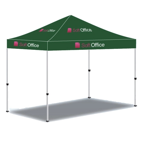 10'  x10' Custom Made Printed Canopy Tent-2 Color - 10'  x10' Custom Made Printed Canopy Tent-2 Color - Image 9 of 11