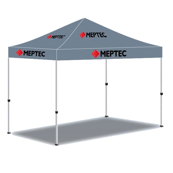 10'  x10' Custom Made Printed Canopy Tent-2 Color - 10'  x10' Custom Made Printed Canopy Tent-2 Color - Image 7 of 11