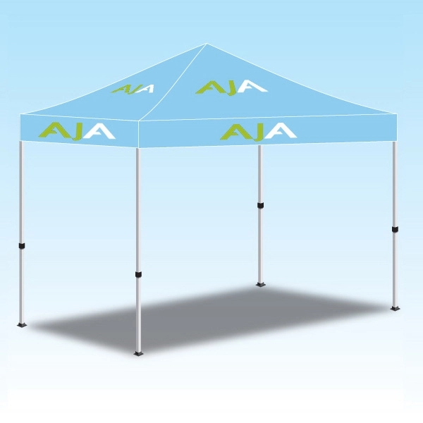 10'  x10' Custom Made Printed Canopy Tent-2 Color - 10'  x10' Custom Made Printed Canopy Tent-2 Color - Image 2 of 11