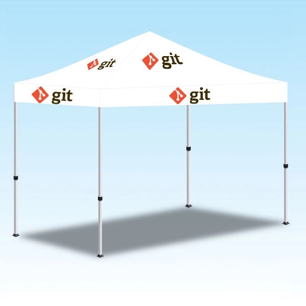 10'  x10' Custom Made Printed Canopy Tent-2 Color - 10'  x10' Custom Made Printed Canopy Tent-2 Color - Image 1 of 11