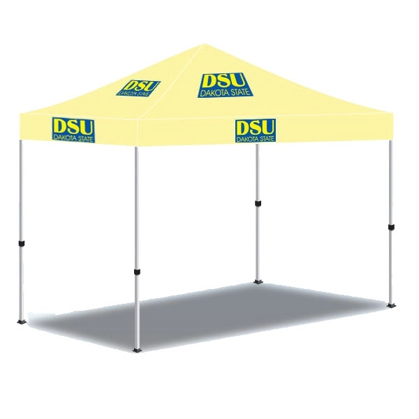 10'  x10' Custom Made Printed Canopy Tent-2 Color - 10'  x10' Custom Made Printed Canopy Tent-2 Color - Image 0 of 11