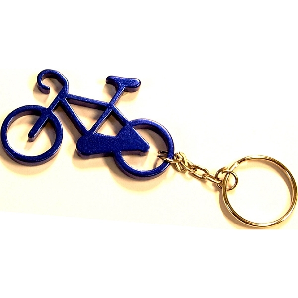 Bicycle shape bottle opener key chain - Bicycle shape bottle opener key chain - Image 1 of 9