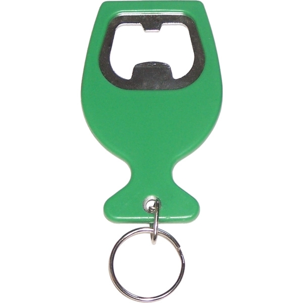 Wine cup shape bottle opener  key chain - Wine cup shape bottle opener  key chain - Image 3 of 4