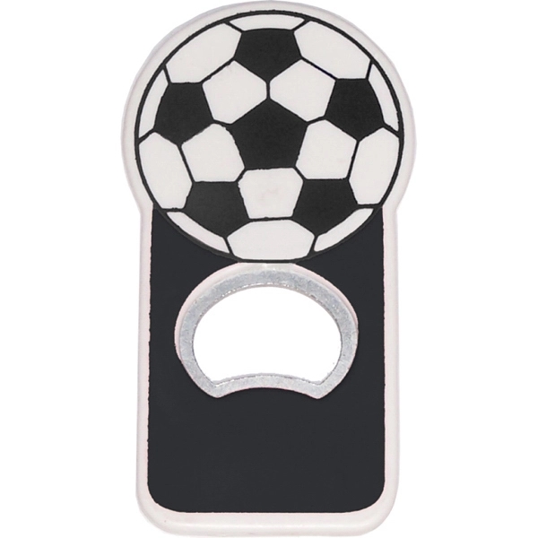 Jumbo size soccer shape magnetic bottle opener - Jumbo size soccer shape magnetic bottle opener - Image 3 of 3