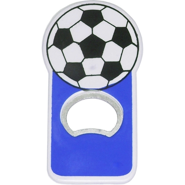 Jumbo size soccer shape magnetic bottle opener - Jumbo size soccer shape magnetic bottle opener - Image 2 of 3
